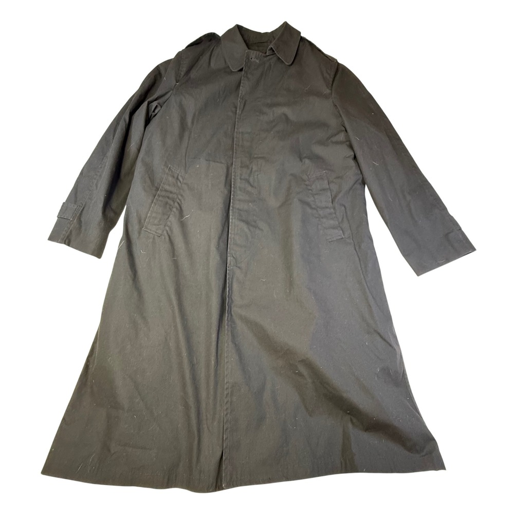 DSFCP Quarterdeck Collection Mens Black Trench Coat 42XL